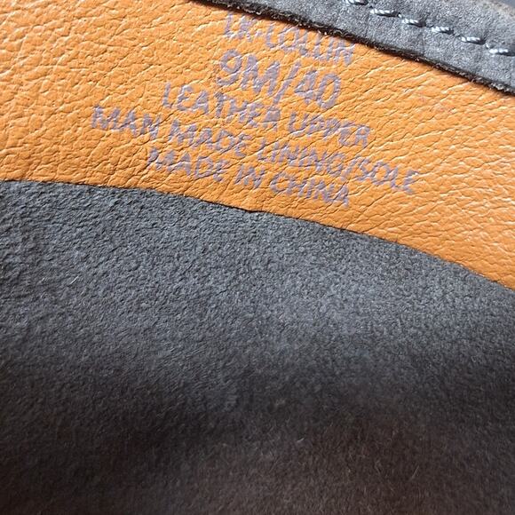 Lucky Brand Lollin stacked heel slouchy suedue ankle booties gray women's 9 - Picture 4 of 7